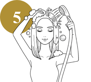 シャンプーの仕方5