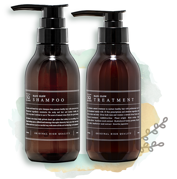 ヘアグローシャンプー＆トリートメント